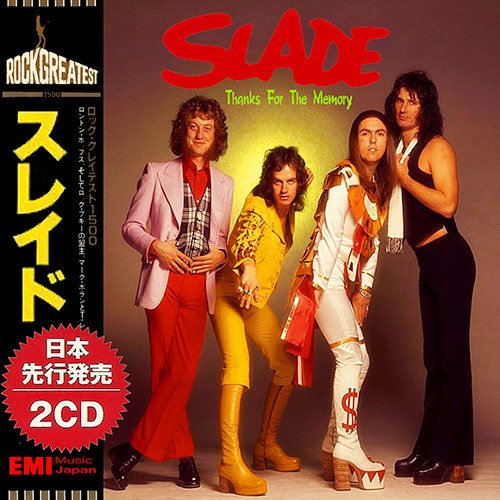 Постер к Slade - Thanks For The Memory. 2CD (2018)