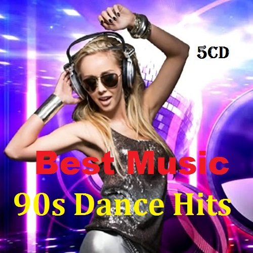 Постер к Best Music 90s Dance Hits. 5CD (2018)