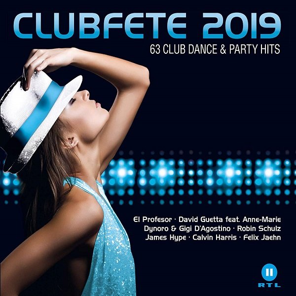 Постер к Clubfete 2019: 63 Club Dance & Party Hits. 3CD (2018)
