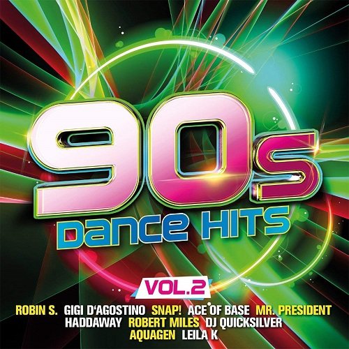 Постер к 90s Dance Hits Vol.2. 2CD (2018)