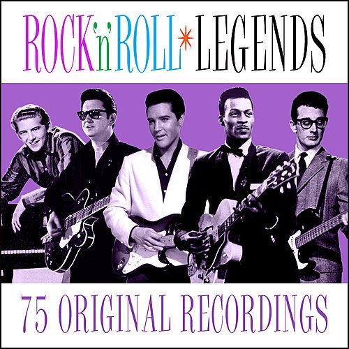 Постер к Rock n Roll Legends - 75 Original Recordings (2019)