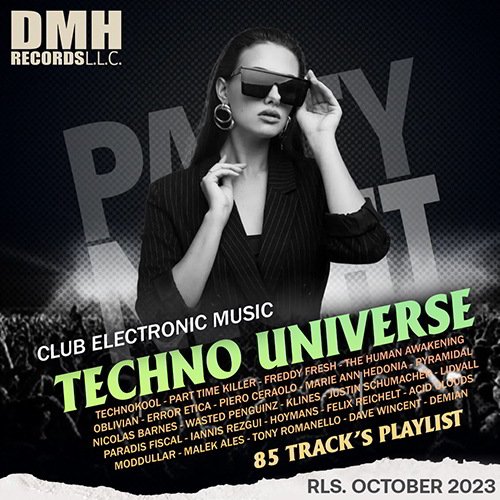 Постер к Clud Electronic Music - Techno Universe (2023)