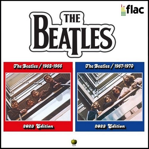 Постер к The Beatles - RED & BLUE (1962-1970) 2023 Editions (2023) FLAC