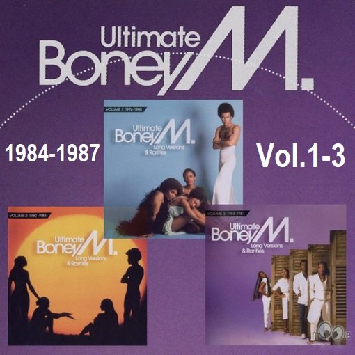 Постер к Boney M. - Long Versions & Rarities - Ultimate Vol.1-3 (2009) FLAC