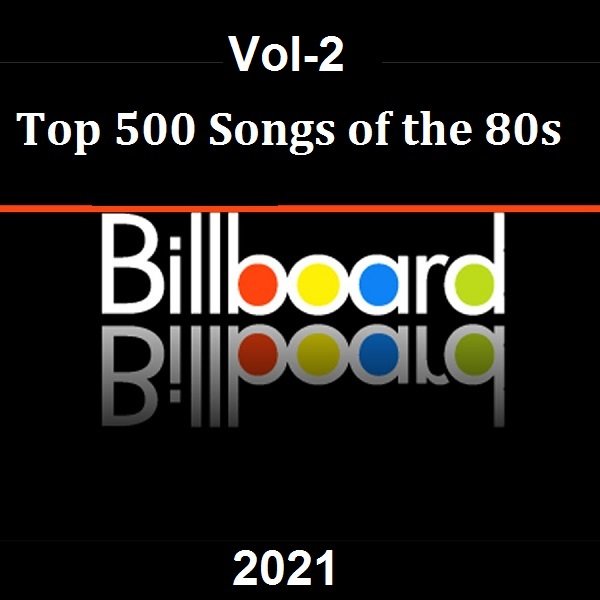 Постер к Billboard's Top 500 Songs of the '80s Vol-2 (2021)
