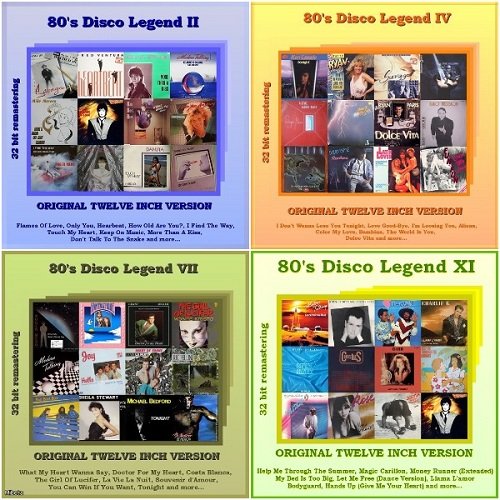 80's Disco Legend. Vol 01-11 (2008-2009)