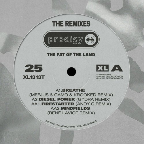 Постер к The Prodigy - The Fat Of The Land 25th Anniversary - Remixes (2023)
