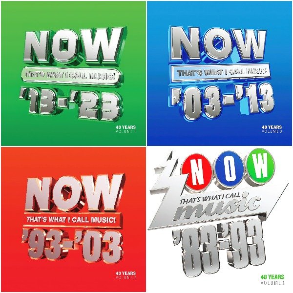 NOW Thats What I Call 40 Years Vol.1-4 (12CD) (2023)