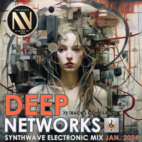 Постер к Deep Networks. Synthwave Electronic Mix (2024)