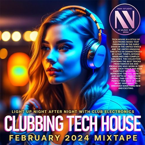 Постер к February Clubbing Tech House (2024)